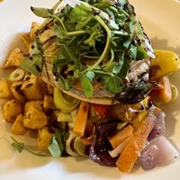 Vegan wellington with potatoes and veg   at The Crown Inn in Biggar