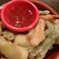 Tempura vegetables at The Crown Inn in Biggar