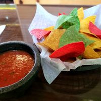 Complimentary chips and salsa at Fiesta Grande in Mount Dora