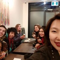 Happy faces enjoying some good ice cream 😋 at Chocolats Favoris in Montreal