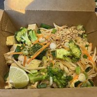 Pad Thai. Good but a little too sweet.  at Mugi in Toronto