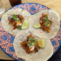 Caribbean tacos 🌮 at Ministry of Cat in Phnom Penh