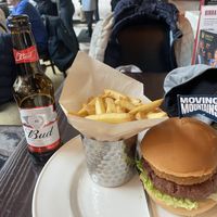 Mountain Burger without the cheese and ranchh  at Hard Rock Cafe in Venice