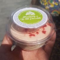 Strawberry and white chocolate cheesecake 😋 at Simply Cheesecake in Gateshead