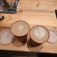 Cappuccino mit Hafermilch at Haferkater - Hbf Dresden in Dresden