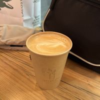 Cappuccino mit Hafermilch ist „the best“   at Haferkater - Hbf Dresden in Dresden