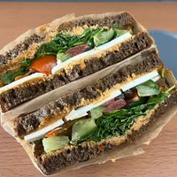 Veganes Sandwich  at Haferkater - Hbf Dresden in Dresden