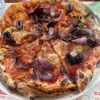 Meditereanean pizza  at Berberè - Centro in Turin