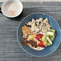 Vegan hot chocolatee  at Curolla Petit Hotel in Mallorca