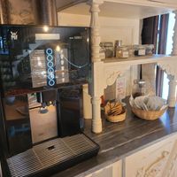 Coffee machine is vegan as well at Curolla Petit Hotel in Mallorca