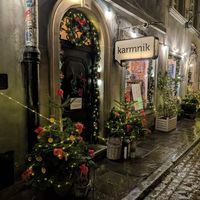 view from the street at Karmnik in Warsaw