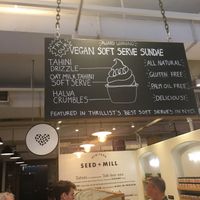 Sign at Seed + Mill in New York City