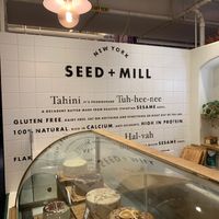 Signage  at Seed + Mill in New York City