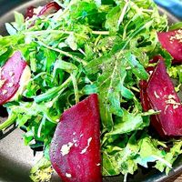 Beet Ravioli Salad at Vistro in Bangkok