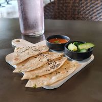 Scallion pancakes added for Jay Festival special menu at Vistro in Bangkok