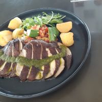Portobello steak, not grilled at Vistro in Bangkok