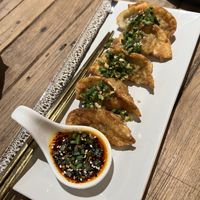 Fried gyoza 🥟   at Vistro in Bangkok