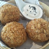 Cheese balls at Vistro in Bangkok