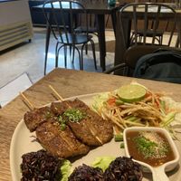 Moo-Ping skewers - phenomenal!  at Vistro in Bangkok