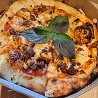 Forza Pizza 9 inch 350 baht ~ 12/1/24 at Vistro in Bangkok