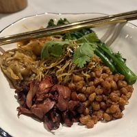 Wonton char siu mee  at Vistro in Bangkok