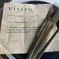 All vegan Vistro  at Vistro in Bangkok