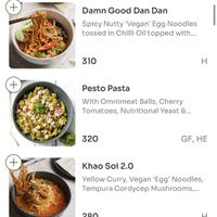 A small example of the menu (30/07/24)  at Vistro in Bangkok