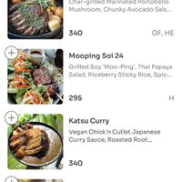 A small example of the menu (30/07/24)  at Vistro in Bangkok