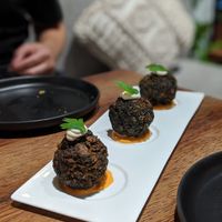 Mac and cheese balls at Vistro in Bangkok