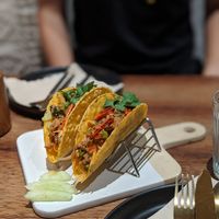 Omni pork tacos at Vistro in Bangkok