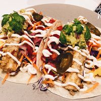 Baja phish tacos at Vistro in Bangkok