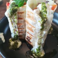 Habibi wrap (290 baht) at Vistro in Bangkok