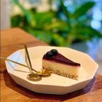 Blueberry Cheezecake at Vistro in Bangkok