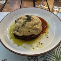Vegan moussaka   at Artesanal in Skiathos