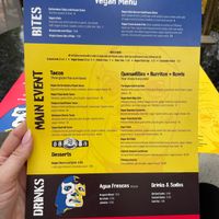 Huge vegan menu! at Dilla Libre in Scottsdale