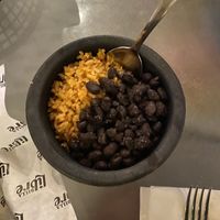 Beans and ricee #Veganuary at Dilla Libre in Scottsdale