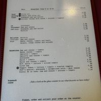 Menu 1/2  at Pipet & Co in Menorca