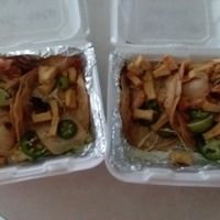 Tofu bulgogi tacos missing key ingredient: sauce.  at Bowl 91 in Appleton