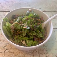 Buddha bowl (so good I almost ate the whole thing before I thought to take a picture )  at Choice Health Bar in Kaanapali