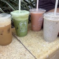 Coffees and smoothies   at Choice Health Bar in Kaanapali