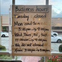 Hours  at Loving Hut in Orlando