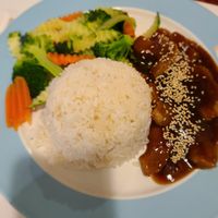 Grilled teriyaki at Loving Hut in Orlando