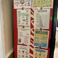 Vegan literature   at Loving Hut in Orlando