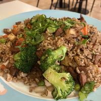 Healthy rice   at Loving Hut in Orlando