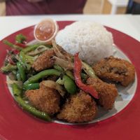 Mushroom cha cha at Loving Hut in Orlando