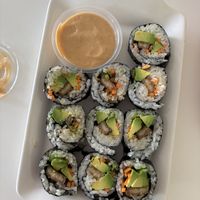 ocean sushi   at Loving Hut in Orlando