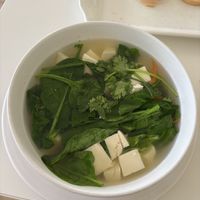 tofu soup  at Loving Hut in Orlando