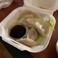 steamed dumplings at Loving Hut in Orlando