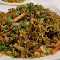 Golden fried rice at Loving Hut in Orlando
