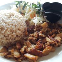 Garlic chick'n at Loving Hut in Orlando